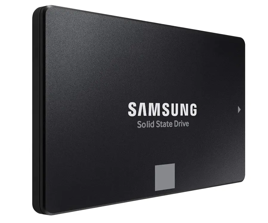 Portable external hard drive used for backing up files and freeing storage space.
